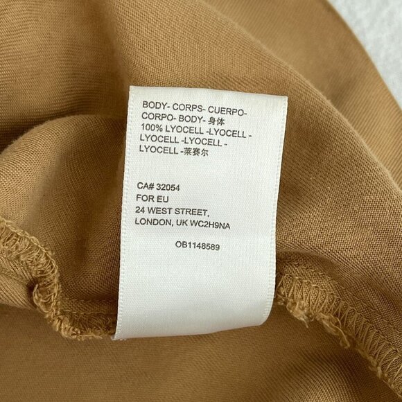 Urban Outfitters Button-Up Reagan Belted Oversized Utility‎ Romper Khaki Brown S - Picture 10 of 14